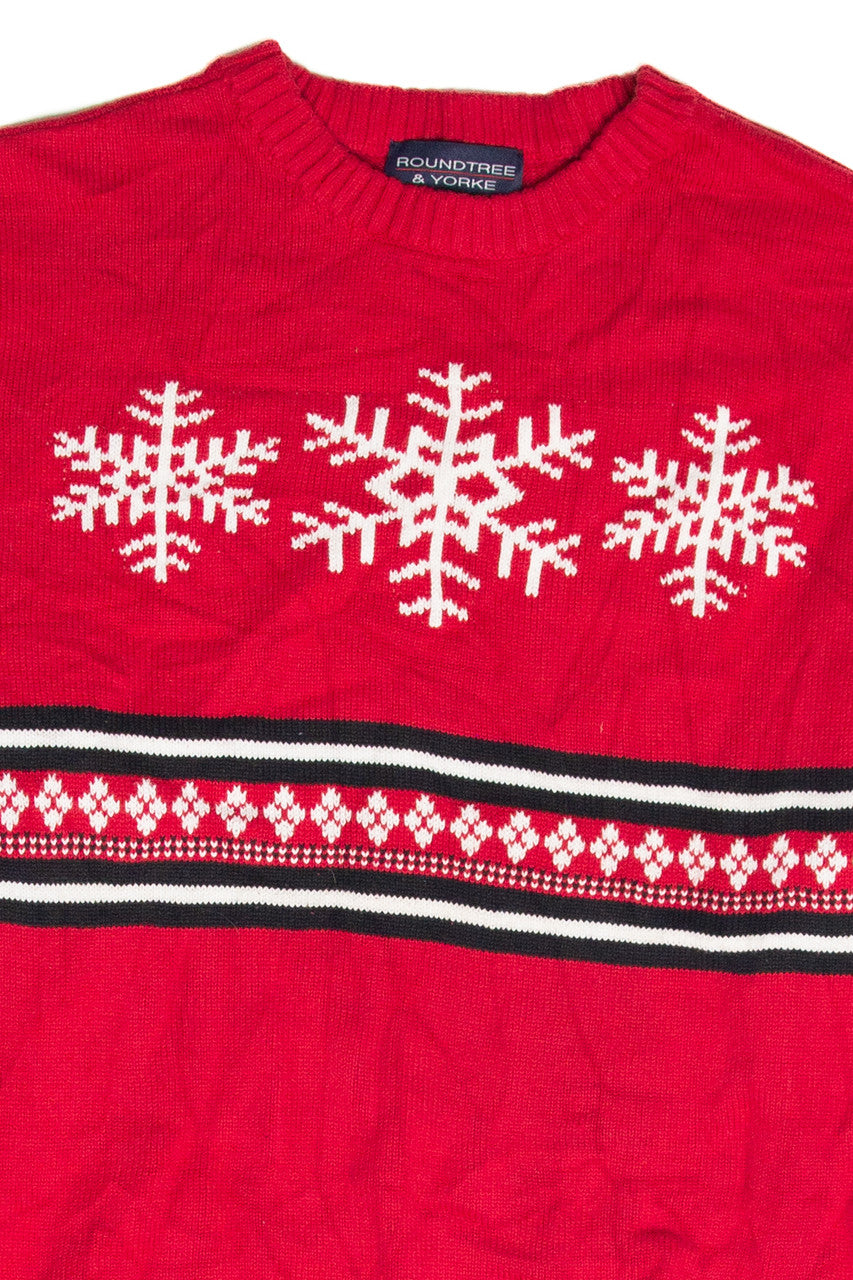 Vintage Red Ugly Christmas Pullover 61777