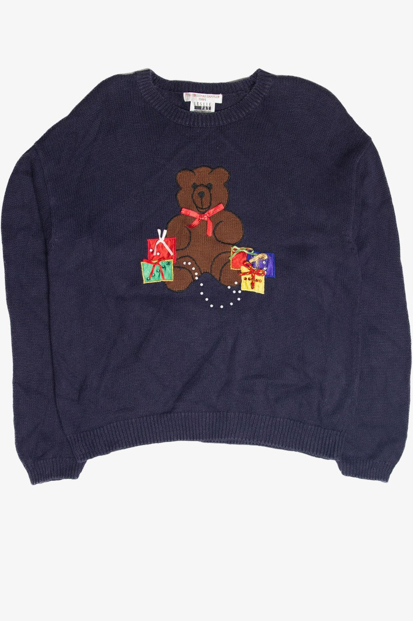 Vintage Blue Ugly Christmas Pullover 61783