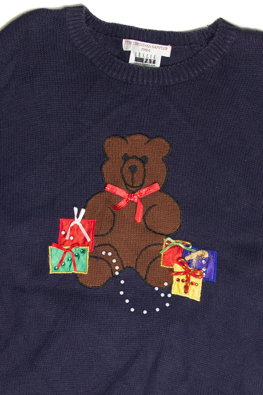 Vintage Blue Ugly Christmas Pullover 61783