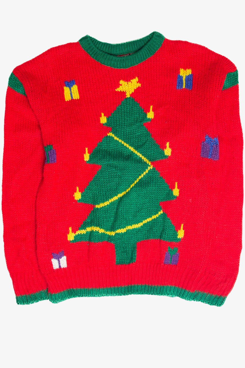 Vintage Red Ugly Christmas Pullover 61784