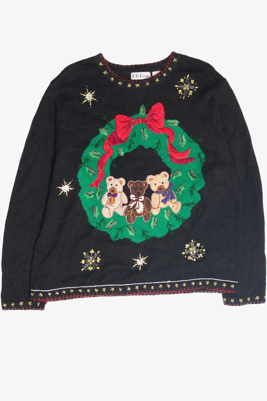 Vintage Black Ugly Christmas Pullover 61793