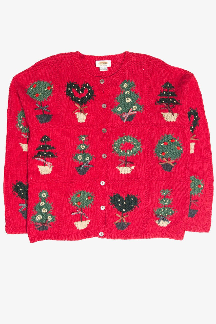Vintage Red Ugly Christmas Cardigan 61794