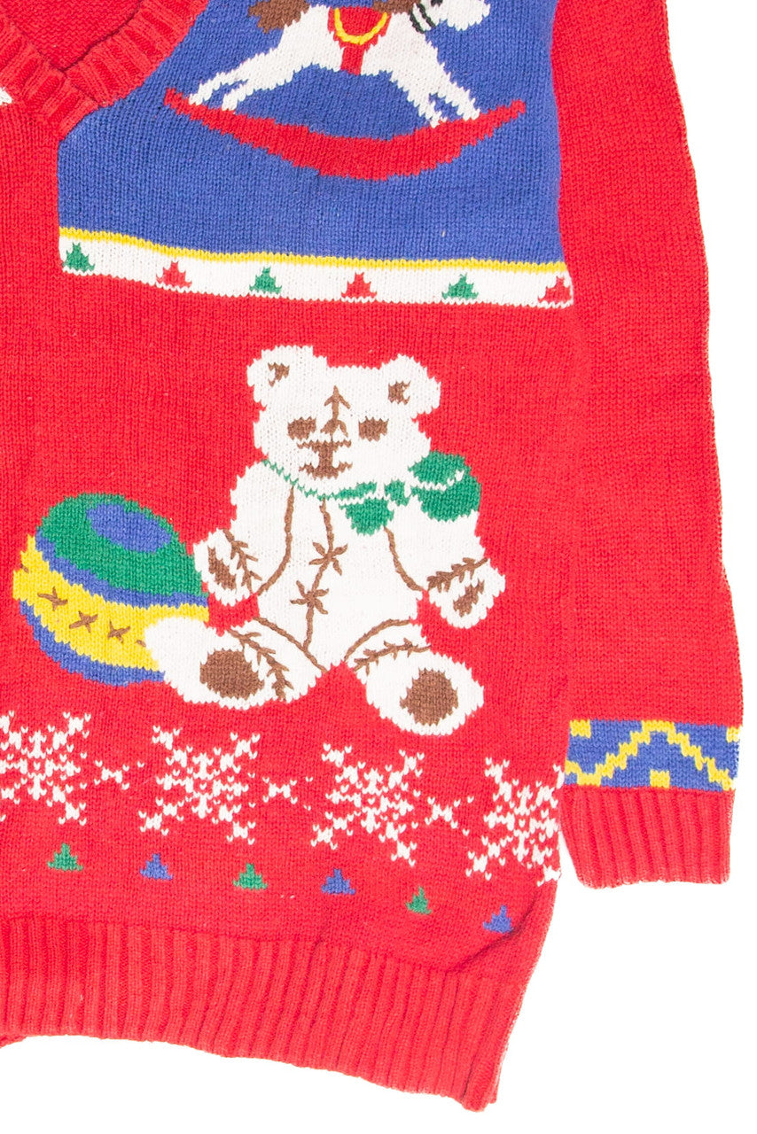 Vintage Red Ugly Christmas Pullover 61805