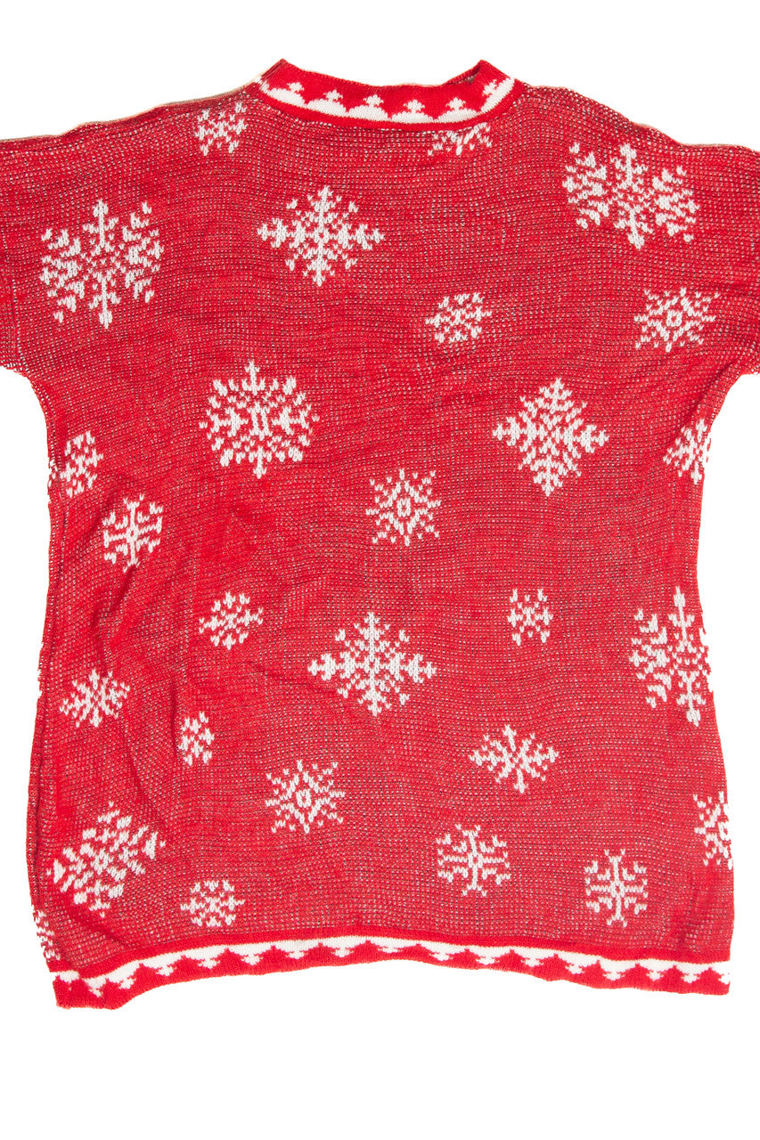 Vintage Red Ugly Christmas Pullover 61817