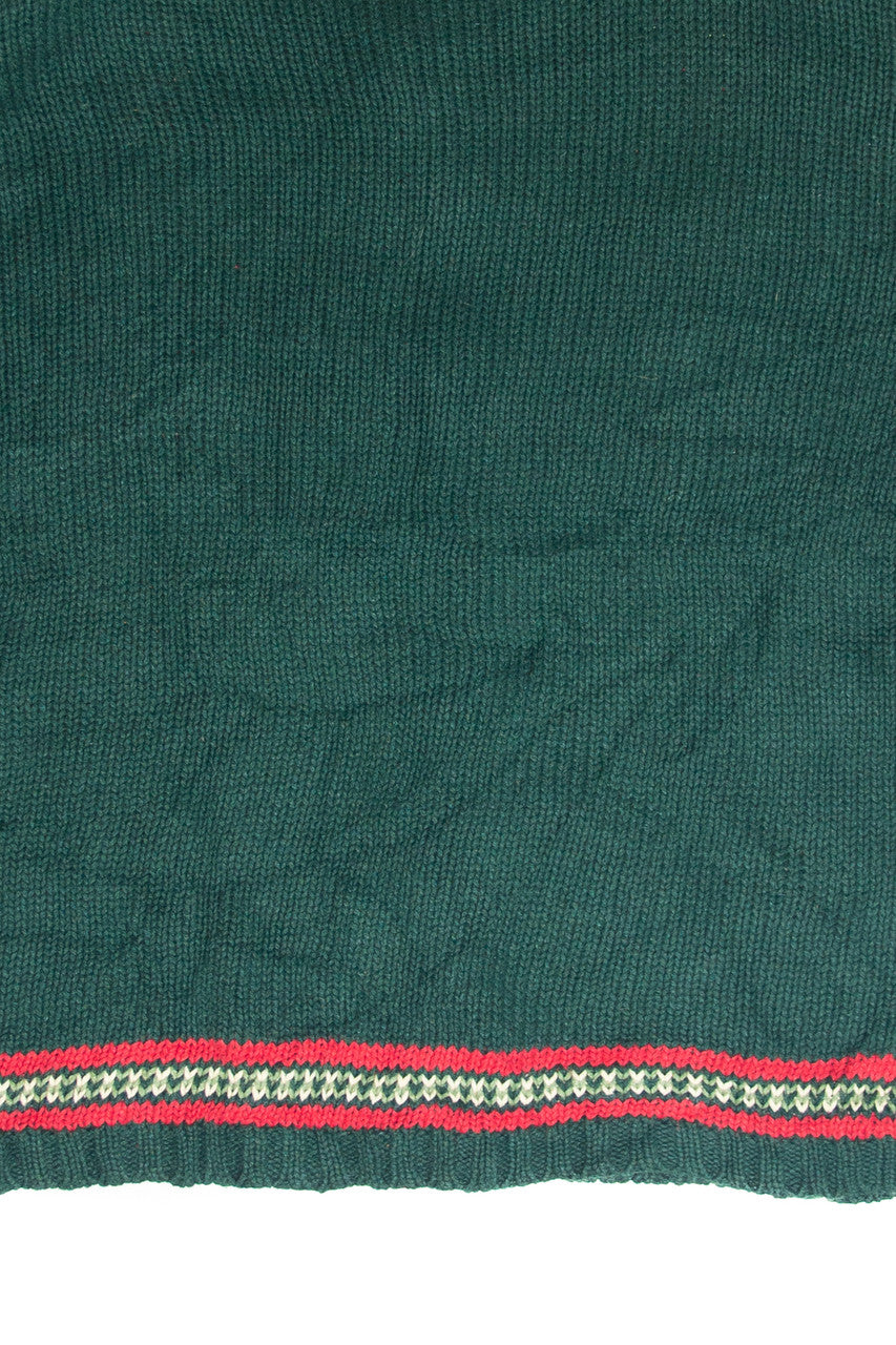 Vintage Green Ugly Christmas Cardigan 61825