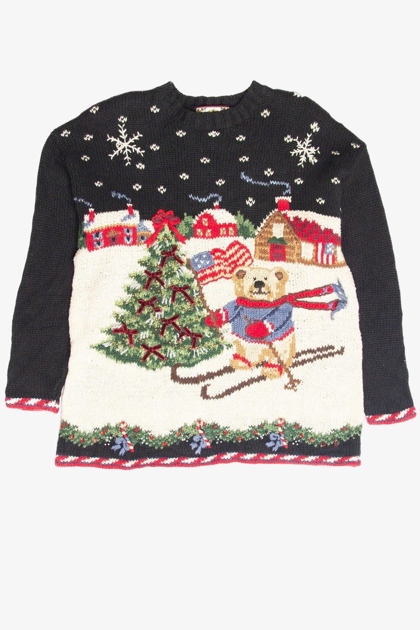 Vintage Black Ugly Christmas Pullover 61826