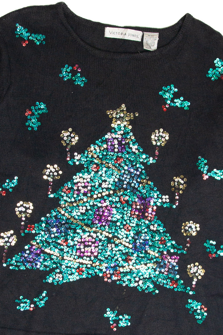 Vintage Black Ugly Christmas Pullover 61827