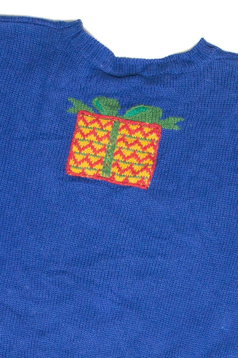 Vintage Blue Ugly Christmas Pullover 61832