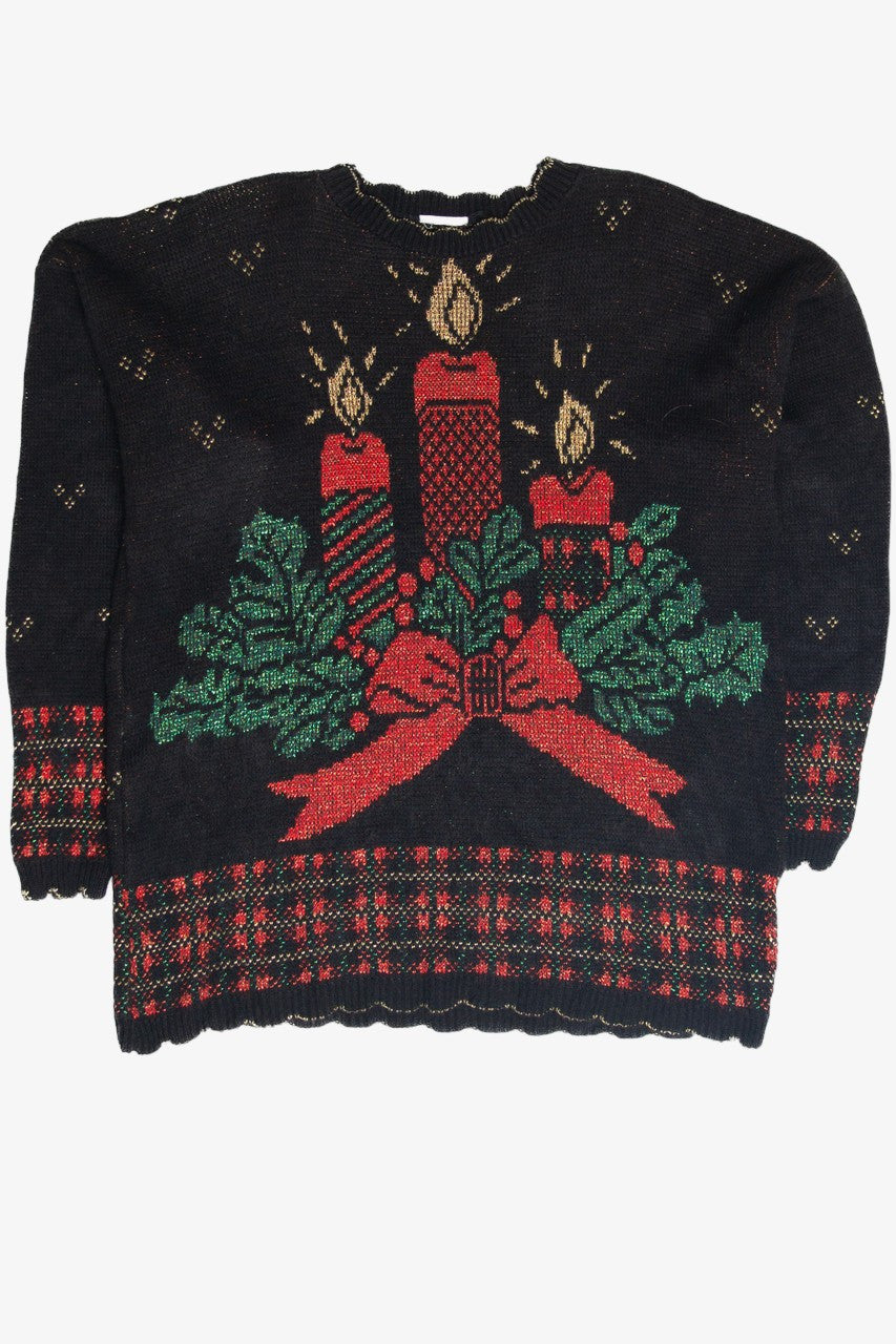 Vintage Black Ugly Christmas Pullover 61842