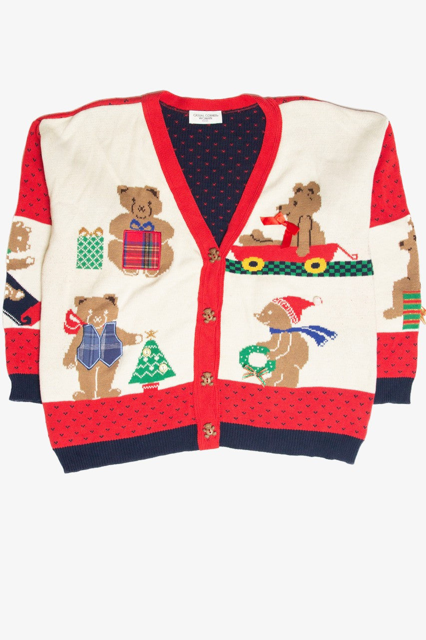 Vintage Red Ugly Christmas Cardigan 61844