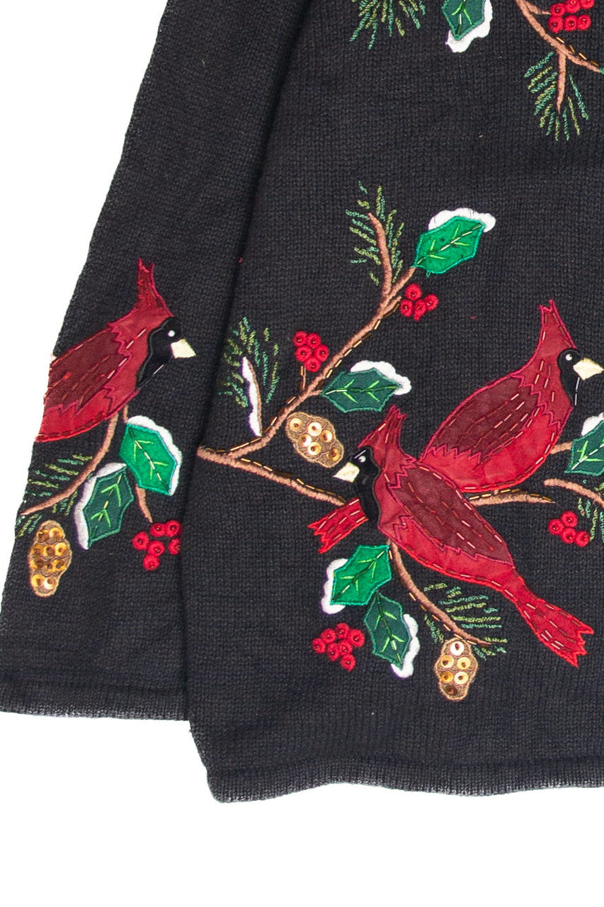 Vintage Black Ugly Christmas Cardigan 61856