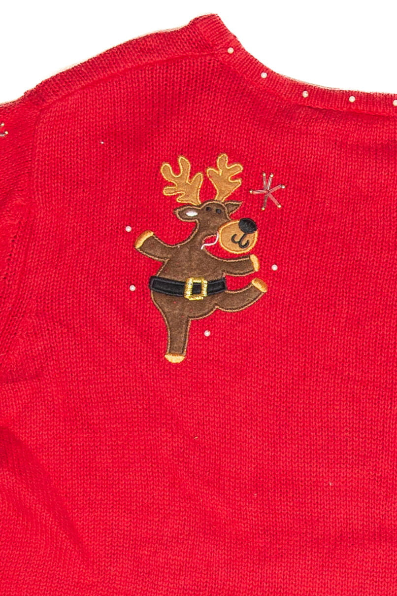 Vintage Red Ugly Christmas Pullover 61866