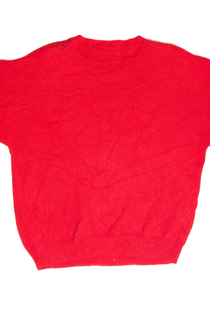 Vintage Red Ugly Christmas Pullover 61870