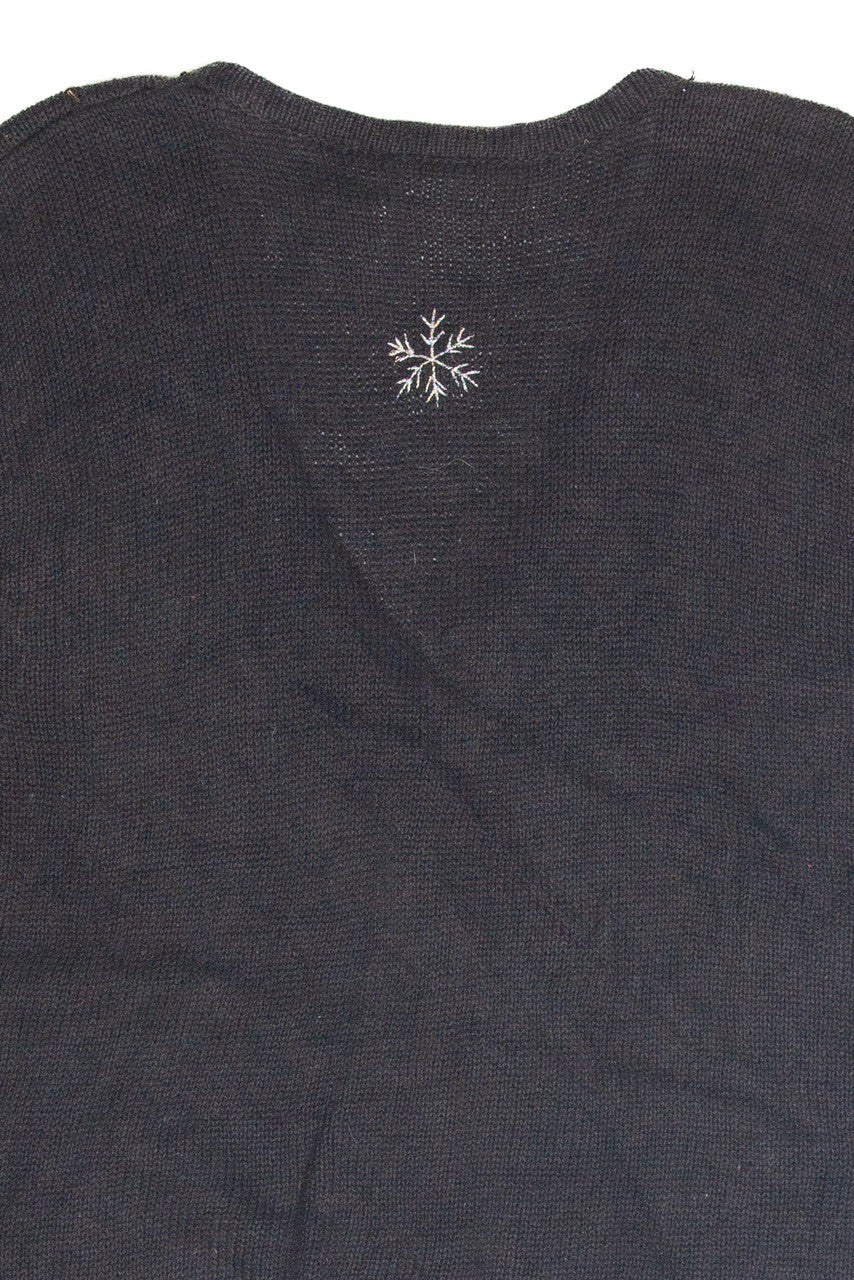 Vintage Black Ugly Christmas Vest 61880
