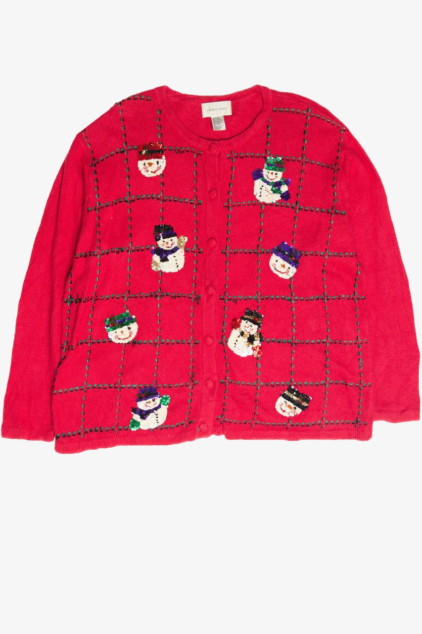 Vintage Red Ugly Christmas Cardigan 61885