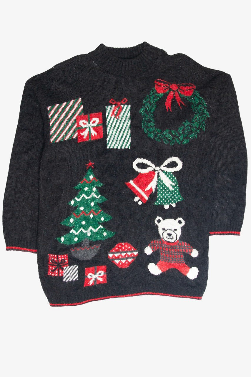 Vintage Black Ugly Christmas Pullover 61890