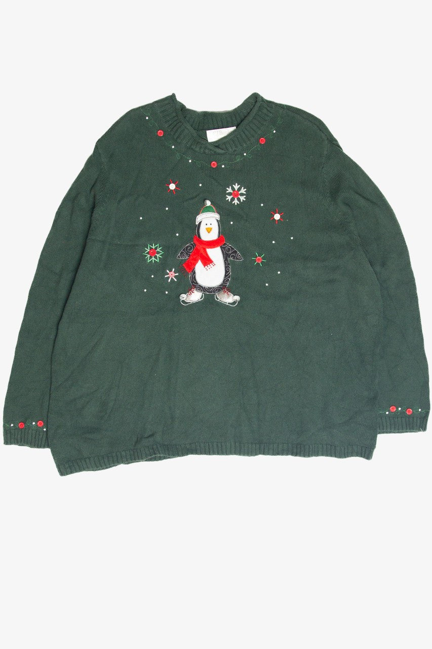 Vintage Green Ugly Christmas Pullover 61891