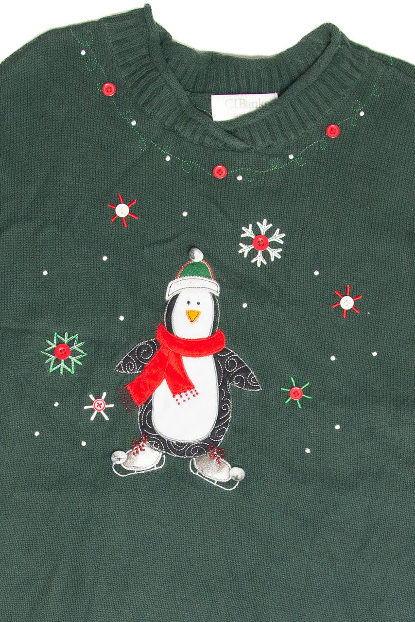 Vintage Green Ugly Christmas Pullover 61891