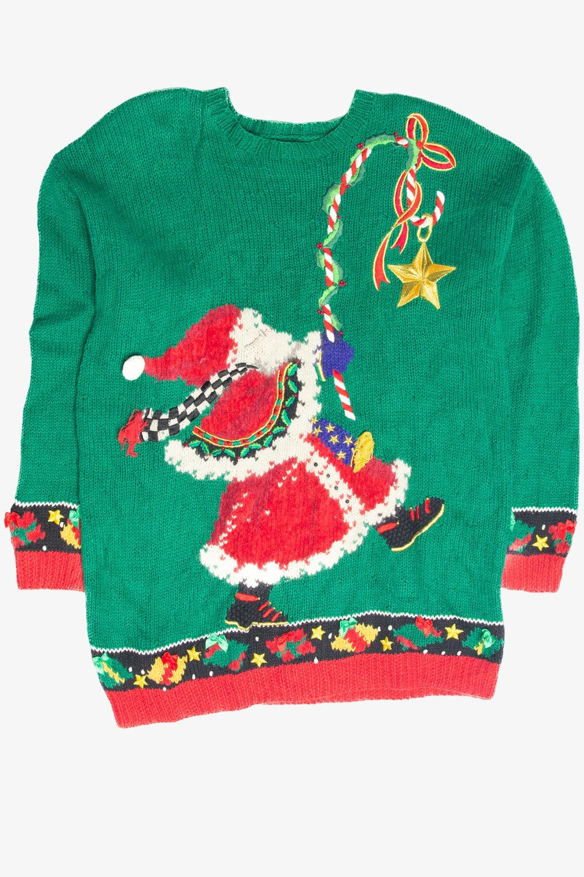 Vintage Green Ugly Christmas Pullover 61893