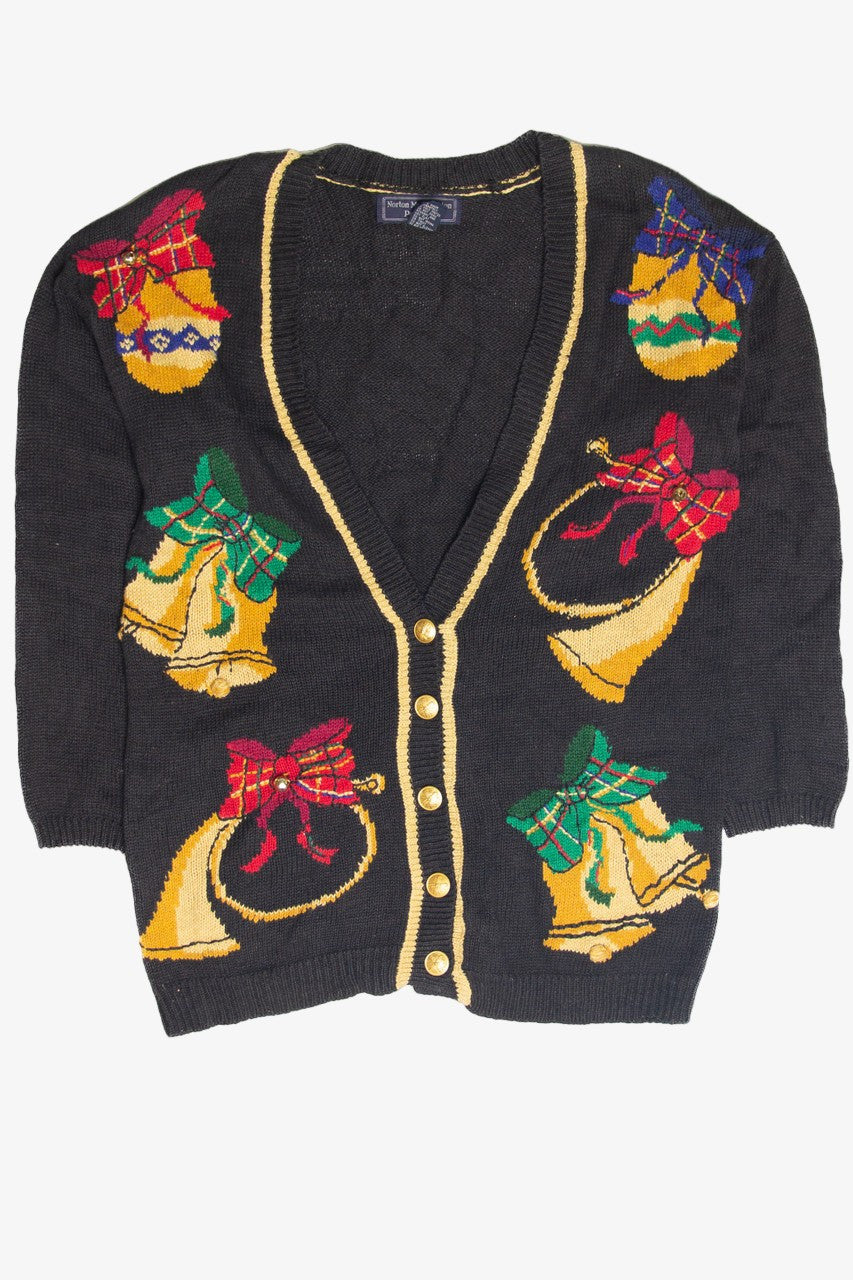 Vintage Black Ugly Christmas Cardigan 61896
