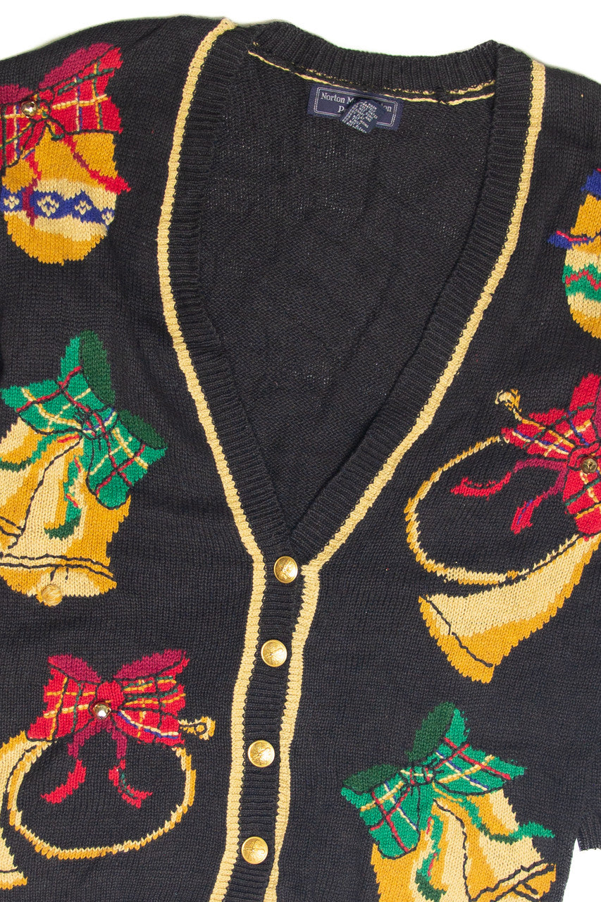 Vintage Black Ugly Christmas Cardigan 61896