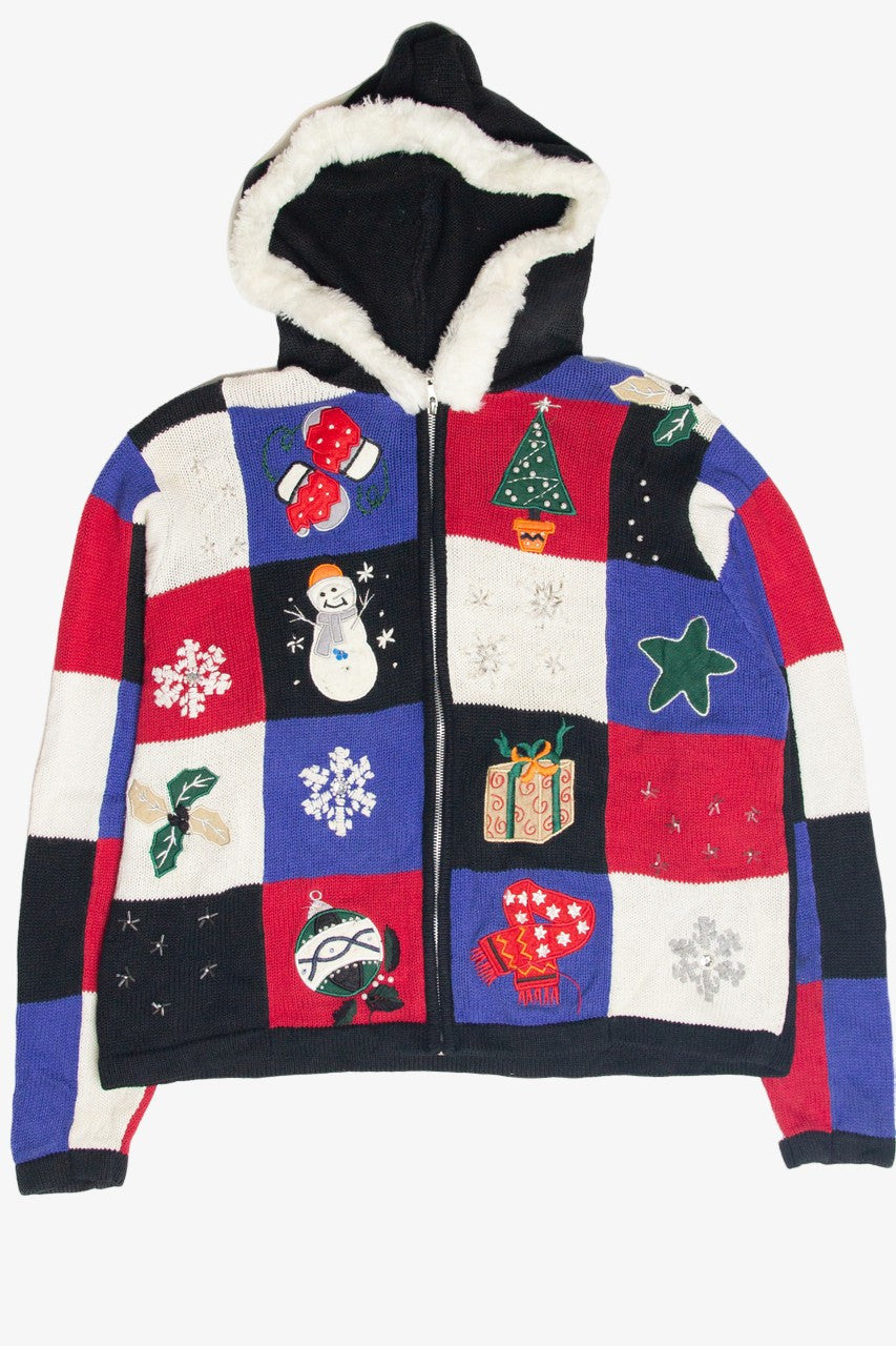 Vintage Black Ugly Christmas Cardigan 61901