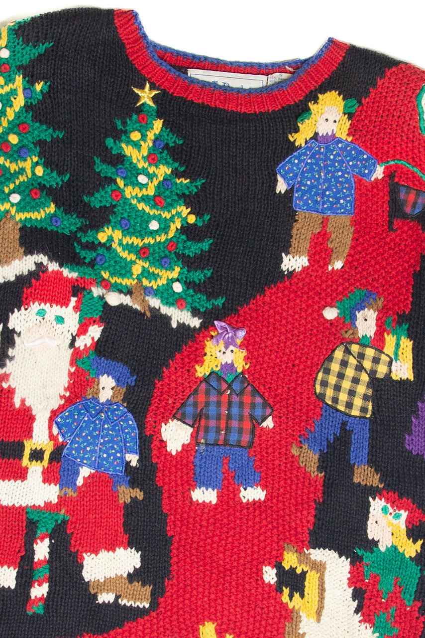 Vintage Black Ugly Christmas Pullover 61910