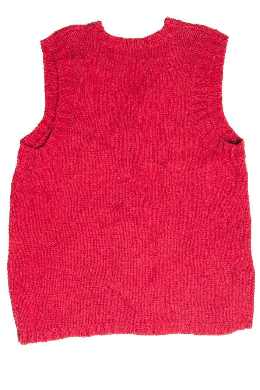 Vintage Red Ugly Christmas Vest 61912