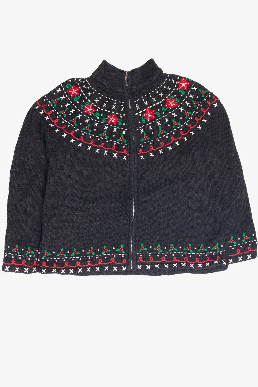 Vintage Black Ugly Christmas Cardigan 61918