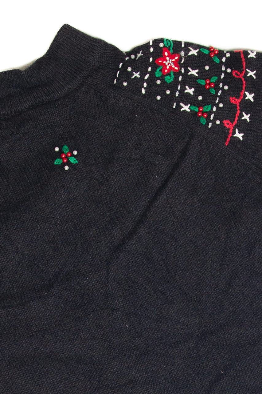 Vintage Black Ugly Christmas Cardigan 61918