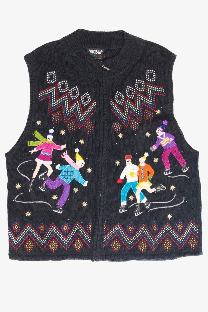 Vintage Black Ugly Christmas Vest 61921