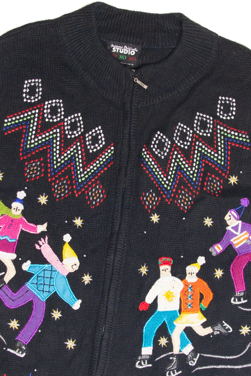 Vintage Black Ugly Christmas Vest 61921