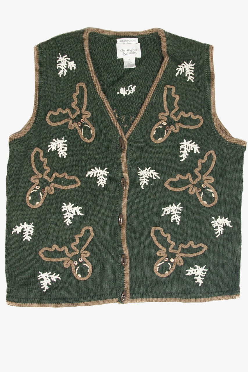 Vintage Green Ugly Christmas Vest 61929