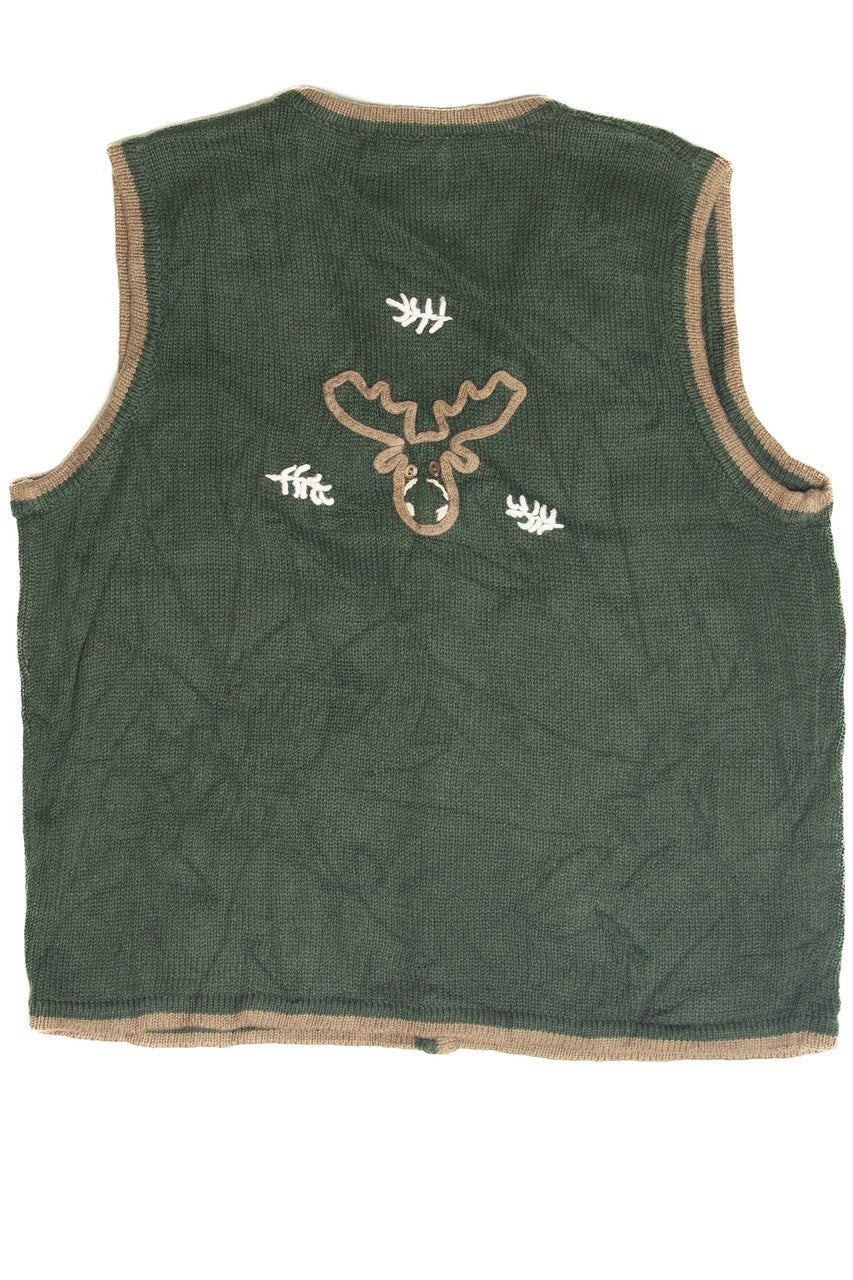 Vintage Green Ugly Christmas Vest 61929