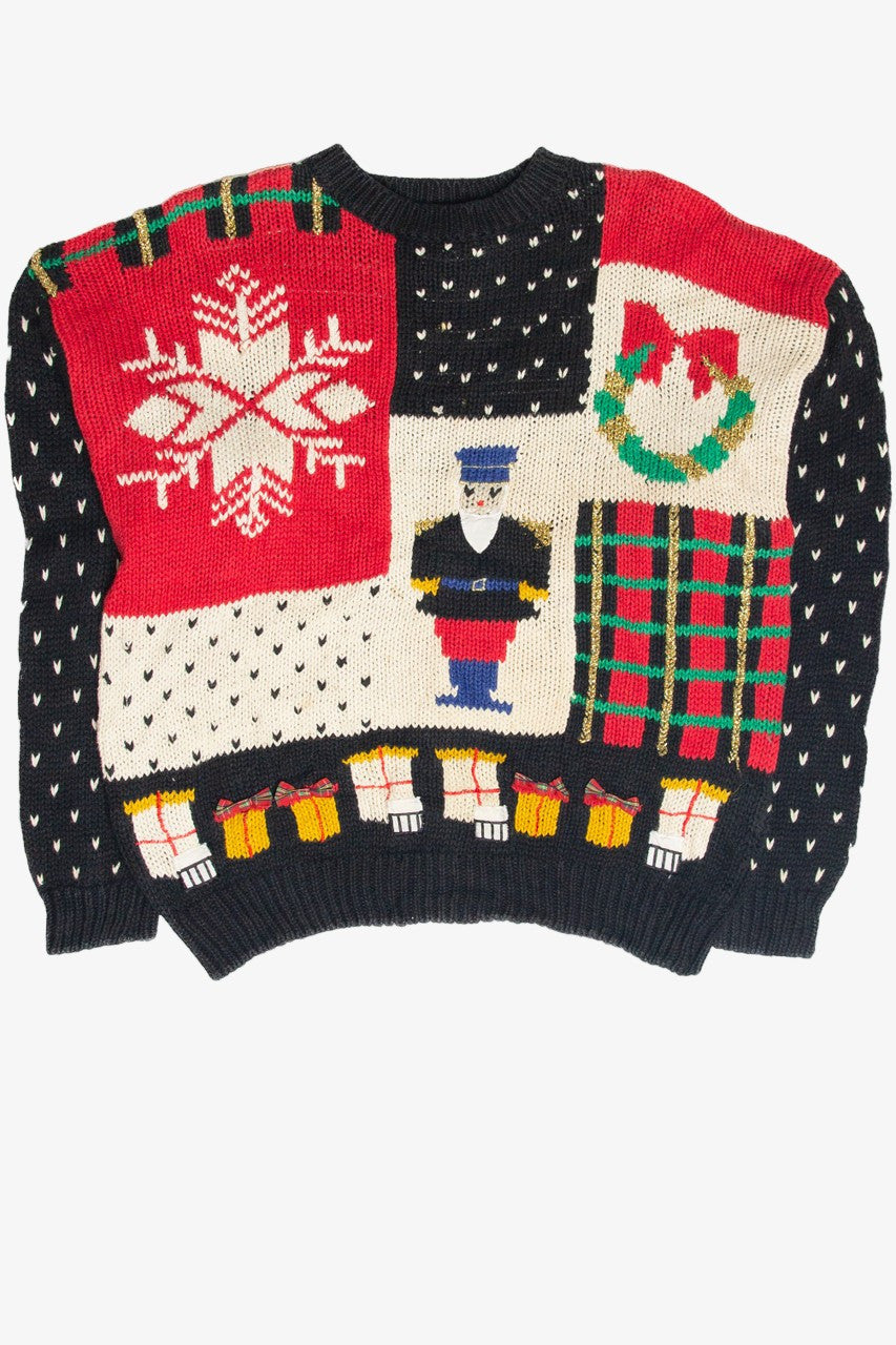 Vintage Black Ugly Christmas Pullover 61932