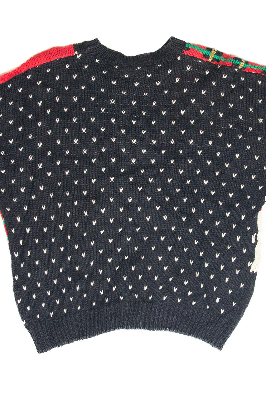 Vintage Black Ugly Christmas Pullover 61932