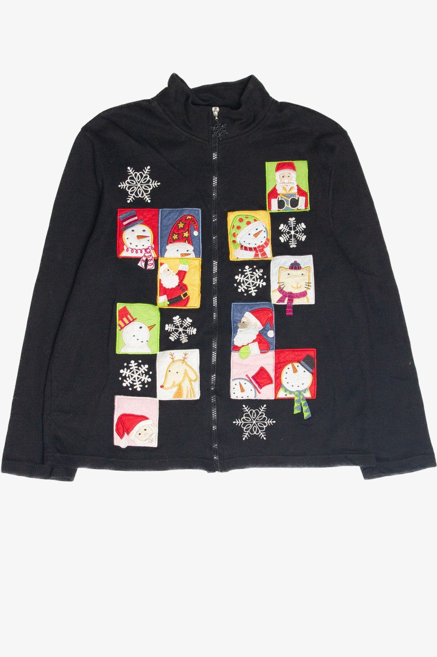 Vintage Black Ugly Christmas Cardigan 61936