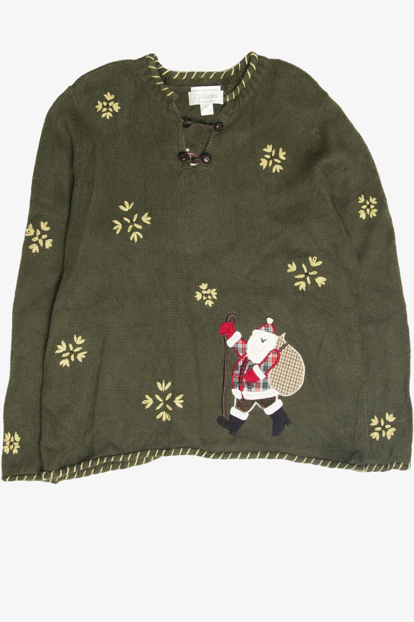 Vintage Green Ugly Christmas Pullover 61937