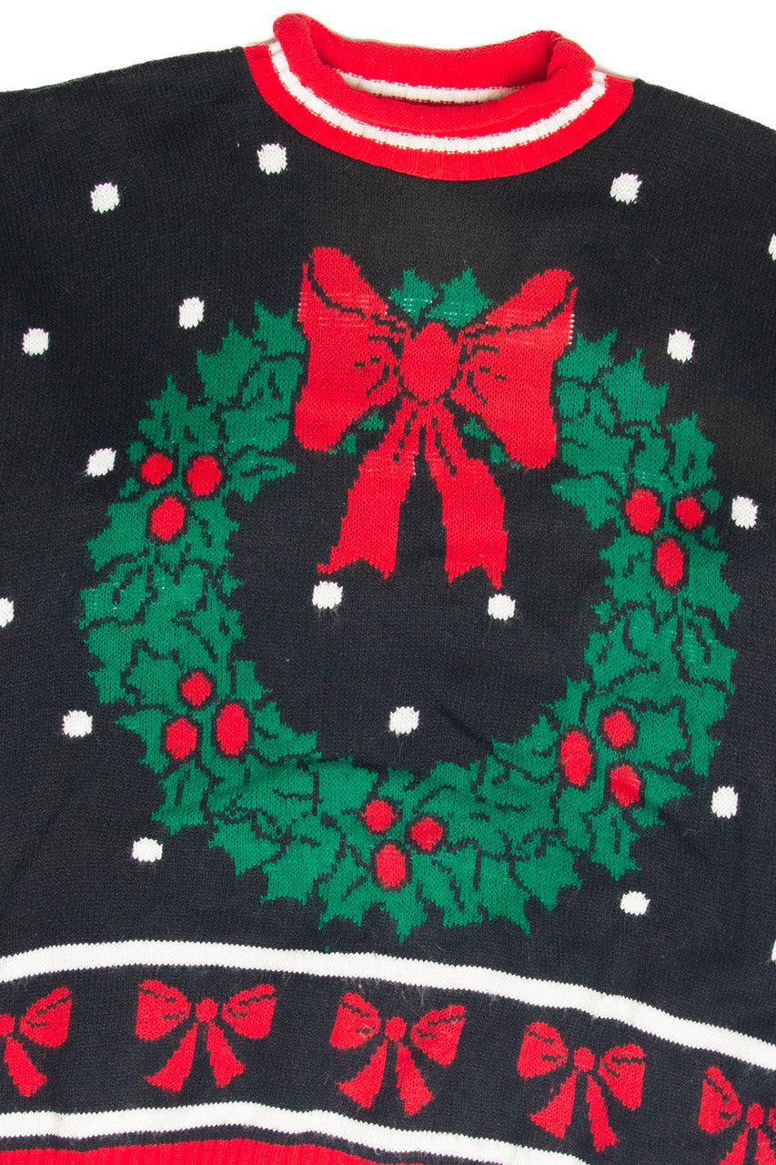 Vintage Black Ugly Christmas Pullover 61954