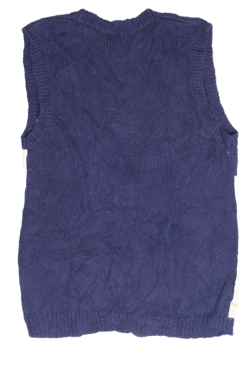 Vintage Blue Ugly Christmas Vest 61980