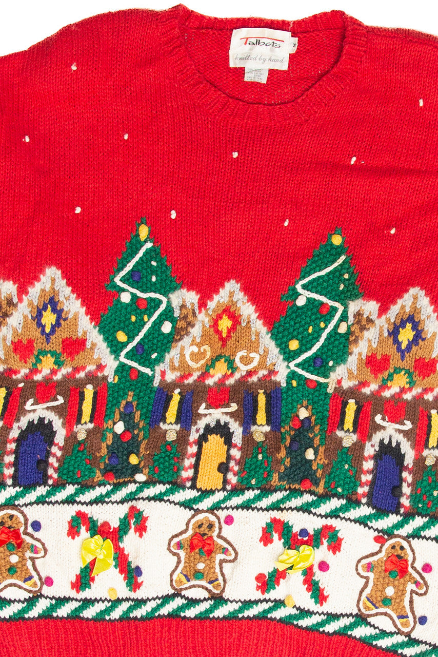 Vintage Red Ugly Christmas Pullover 61983