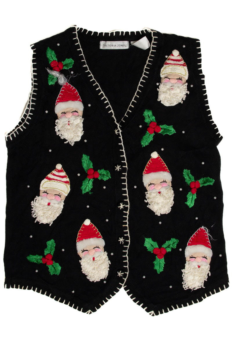 Santas & Hollies Ugly Christmas Sweater Vest 62054