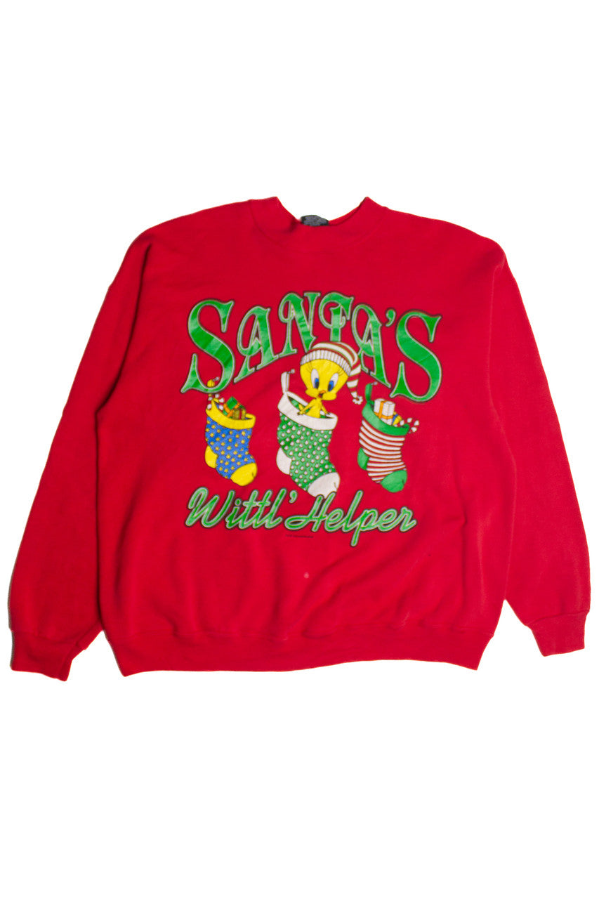 Garment Graphics Tweety Ugly Christmas Sweatshirt 62118