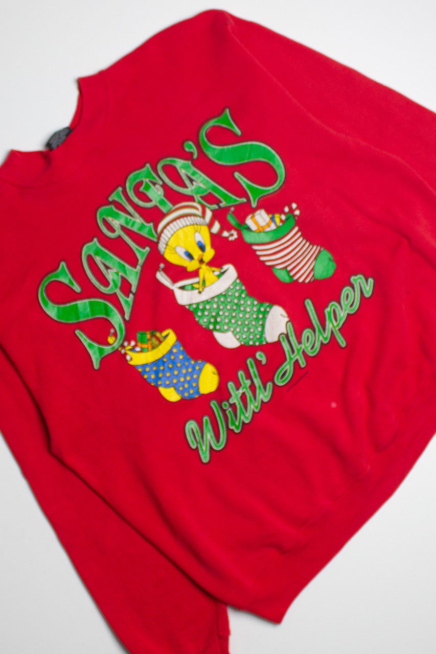 Garment Graphics Tweety Ugly Christmas Sweatshirt 62118