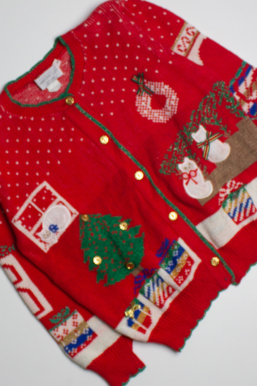 Sweater Loft Ugly Christmas Cardigan 62120