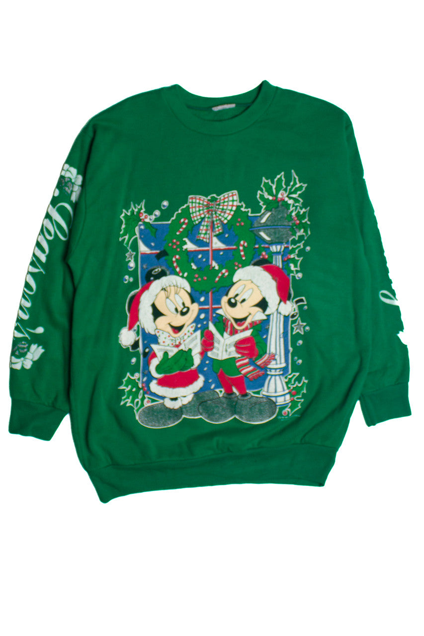 Green Disney Ugly Christmas Sweatshirt 62131