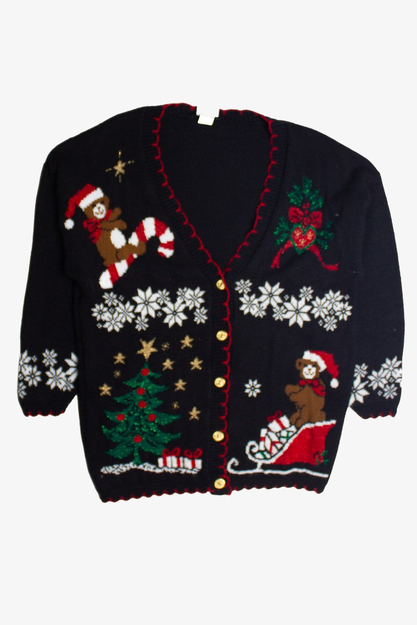 Holiday Time Ugly Christmas Cardigan 62144