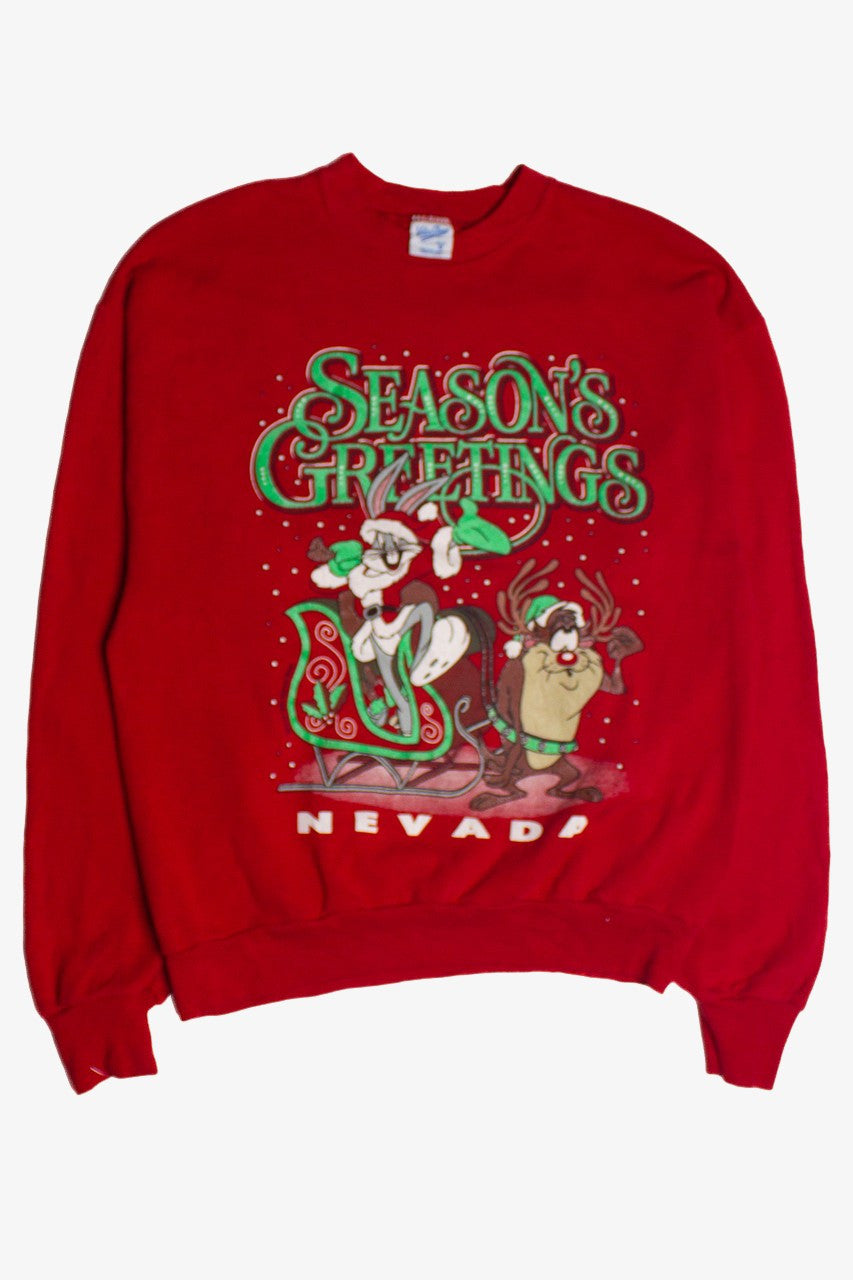 Velva Sheen Looney Tunes Ugly Christmas Sweater 62148