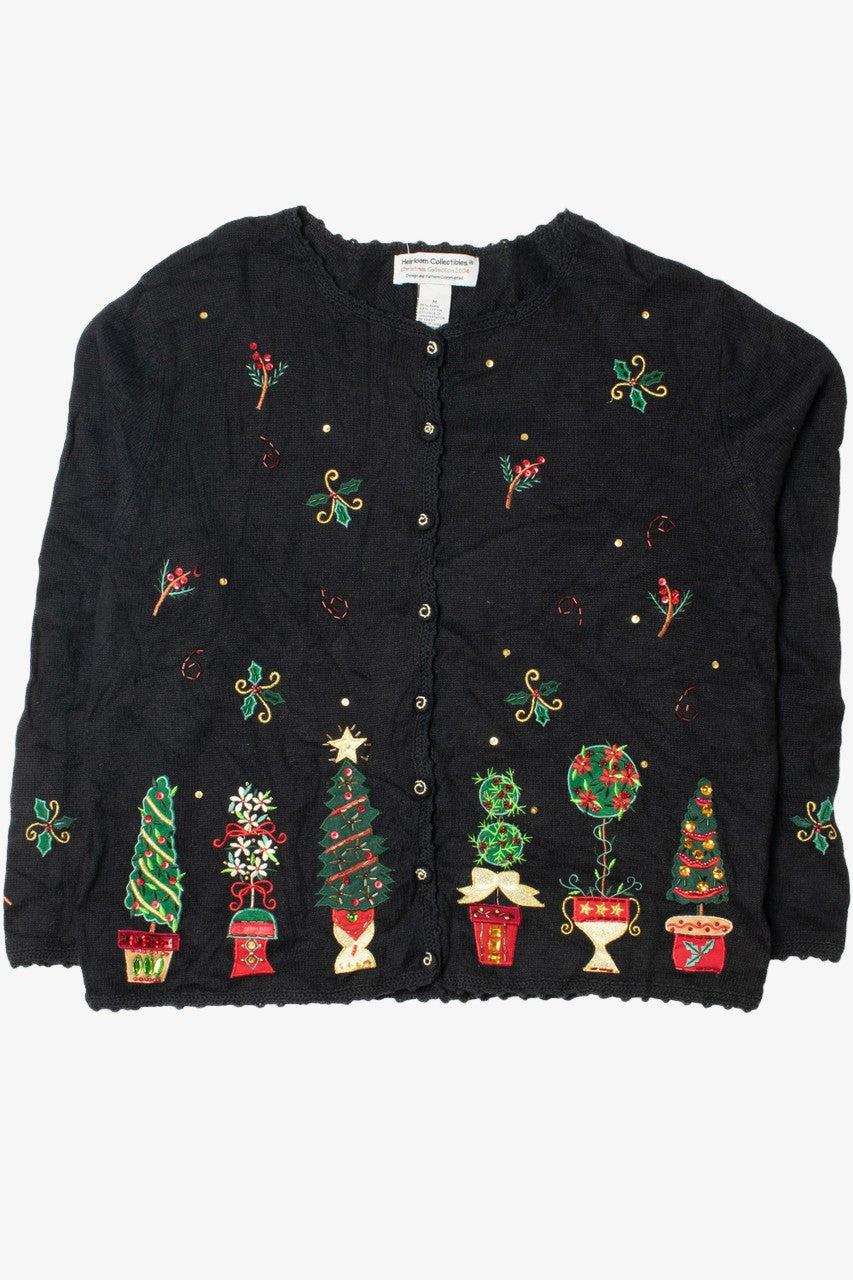 Tree Hem Ugly Christmas Cardigan Sweater 62155