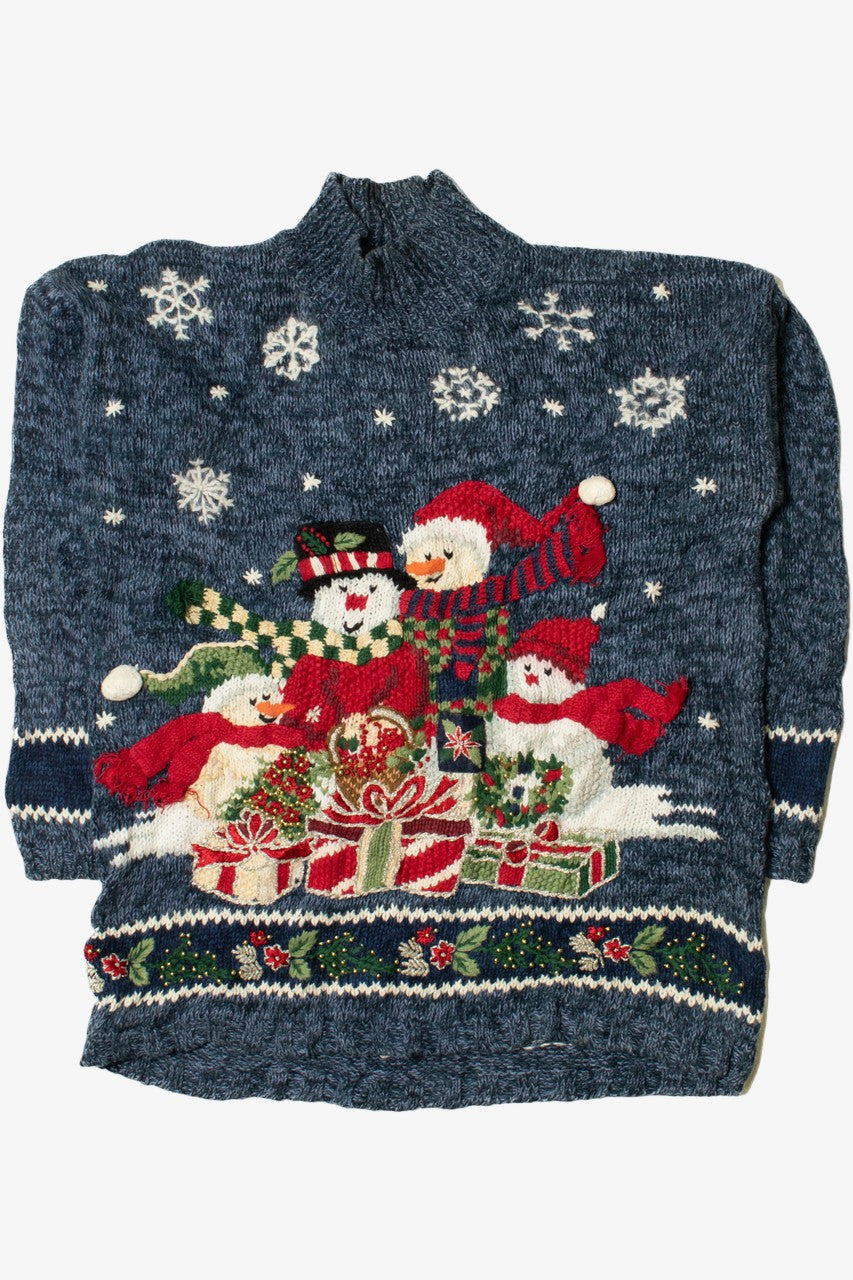 Happy Snowmen Ugly Christmas Sweater 62181